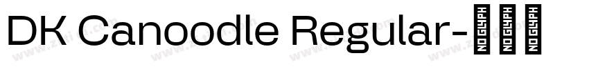 DK Canoodle Regular字体转换 DK Canoodle Regular字体转换